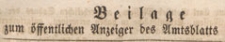 Beilage zum öffentlichen Anzeiger : Beilage des Amtsblatts , 1842.04.22 nr 16