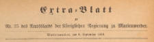 Extra=Blatt des Amtsblatt der Königlichen Regierung zu Marienwerder für das Jahr, 1893.09.04 nr 35