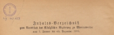 Amts-Blatt der Königlichen Regierung zu Marienwerder für das Jahr, 1895, Inhalts