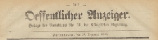 Oeffentlicher Anzeiger : Beilage des Amtsblatt der Königlichen Regierung, 1883.12.19 nr 51