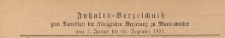 Amts-Blatt der Königlichen Regierung zu Marienwerder für das Jahr, 1897, Inhalts