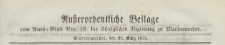 Ausserordentliche Beilage zum Amts=Blatt der Königlichen Regierung zu Mariemwerder, 1871.03.29 nr 13