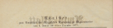 Amts-Blatt der Königlichen Regierung zu Marienwerder für das Jahr, 1871, Register