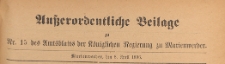 Ausserordentliche Beilage des Amtsblatts der Königlichen Regierung zu Marienwerder, 1896.04.08 nr 15