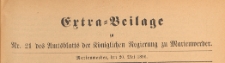 Extra=Beilage des Amtsblatts der Königlichen Regierung zu Marienwerder für das Jahr, 1896.05.20 nr 21