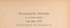 Reichsgesetzblatt : herausgegeben im Reichsministerium des Innern, 1883, Chronologische_Ueberficht