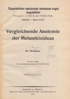 Repertorium Specierum Novarum Regni Vegetabilis : Beihefte, 1925 Bd 29