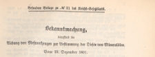 Besondere Beilage des Reichs=Gesetzblatts, 1891 nr 31