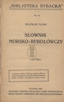 Słownik morsko - rybołówczy