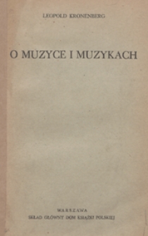 O muzyce i muzykach