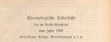 Reichsgesetzblatt : herausgegeben im Reichsministerium des Innern, 1893, Chronologische_Ueberficht