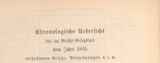 Reichsgesetzblatt : herausgegeben im Reichsministerium des Innern, 1895, Chronologische_Ueberficht