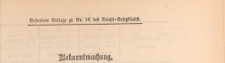 Besondere Beilage des Reichs=Gesetzblatts, 1886 nr 16
