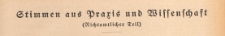 Stimmen aus Praxis und Wissenschaft (Richtamtlicher Amt), 1937 H. 4