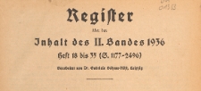 Juristische Wochenschrift : Organ des Deutschen Anwaltvereins, 1936, Register H. 18-35