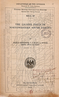Bulletin 627. The lignite field of northwestern South Dakota