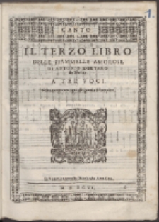 Il Terzo Libro Delle Fiammelle Amorose