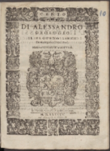 Di Alessandro Orologio Il Secondo Libro De Madrigali &agrave; Cinque Voci