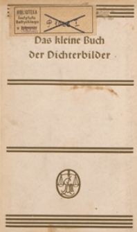 Das kleine Buch der Dichterbilder : die Autoren der Kleinen B&uuml;cherei