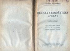 Religia starożytnej Grecyi : zarys ogólny