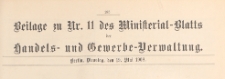Beilage zu Nr.11 des Ministerialblatt der Handels- und Gewerbe-Verwaltung, 1908.05.19
