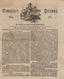 Danziger Zeitung, 1808.06.25 nr 76