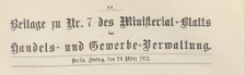 Beilage zu Nr. 7 des Ministerialblatt der Handels- und Gewerbe-Verwaltung, 1912.03.29