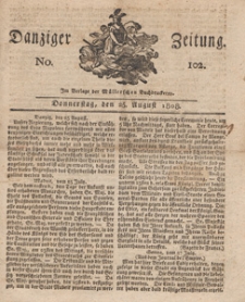 Danziger Zeitung, 1808.08.25 nr 102
