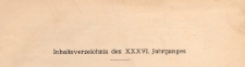 Bank-Archiv. Zeitschrift für Bank- und Börsenwesen, 1936/1937, Inhaltsverzeichnis