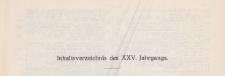 Bank-Archiv. Zeitschrift für Bank- und Börsenwesen, 1925/1926, Inhaltsverzeichnis