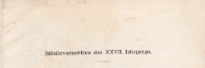 Bank-Archiv. Zeitschrift f&uuml;r Bank- und B&ouml;rsenwesen, 1927/1928, Inhaltsverzeichnis