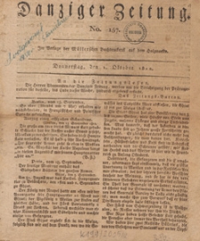 Danziger Zeitung, 1812.10.01 nr 157