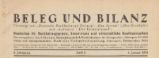 Beleg und Bilanz : Wochenschr. f&uuml;r Buchhaltungspraxis, Steuerwesen u. wirtschaftl. Kaufmannsarbeit, 1931.10.01 H. 28