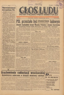 Głos Ludu : pismo codzienne Polskiej Partii Robotniczej, 1946.10.01 nr 269