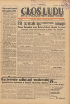 Głos Ludu : pismo codzienne Polskiej Partii Robotniczej, 1946.10.24 nr 292