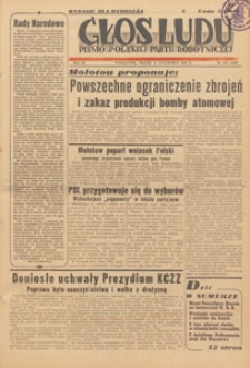 łGłos Ludu : pismo codzienne Polskiej Partii Robotniczej, 1946.11.08 nr 306