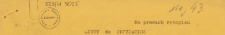 Listy do Przyjaciół, 1943 nr [1]