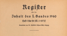 Deutsches Rechtvereinigt mit Juristische Wochenschrift : Zentralorgan des National-Sozialistischen Rechtswahrerbundes. Bd 1, 1940 Register_H_01_26
