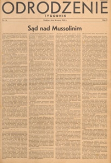 Odrodzenie : tygodnik, 1945.03.04 nr 14
