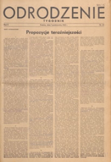 Odrodzenie : tygodnik, 1945.10.07 nr 45