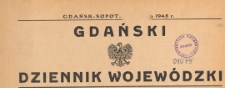 Gdański Dziennik Wojewódzki, 1945.08.08 nr 3