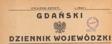 Gdański Dziennik Wojewódzki, 1945.09.21 nr 4