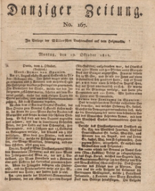 Danziger Zeitung, 1812.10.19 nr 167