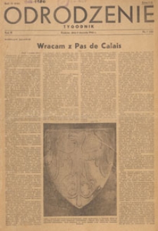 Odrodzenie : tygodnik, 1946.01.20 nr 3