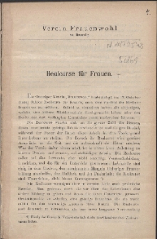 Realcurse f&uuml;r Frauen