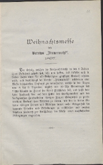 Jahresbericht des Vereins "Frauenwohl" in Danzig