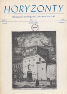 Horyzonty : miesięcznik poświęcony sprawom kultury, 1946.05 nr 5