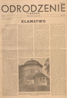 Odrodzenie : tygodnik, 1946.02.10 nr 6
