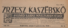 Zrzesz Kaszëbskô : pismo Ludu Kaszubskiego, 1945.10.09 nr 3
