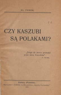 Czy Kaszubi są Polakami?